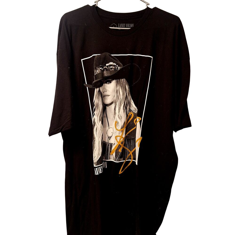 LAINEY WILSON Graphic Tour T-Shirt 3X Black Short Sleeve Signature Official Big